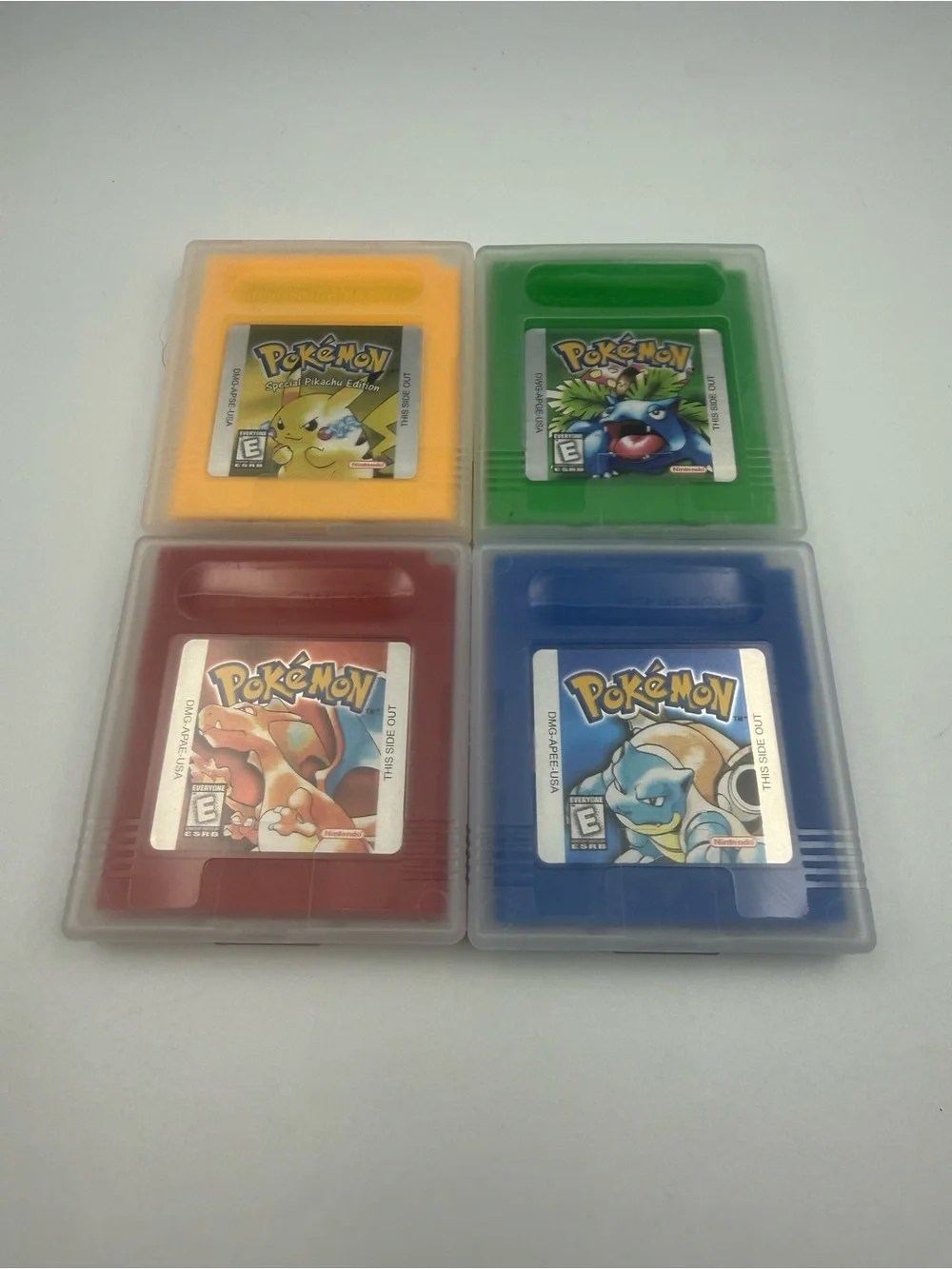 Pokémon Red + Pokémon Blue + Pokémon Yellow + Pokémon Green for GBC